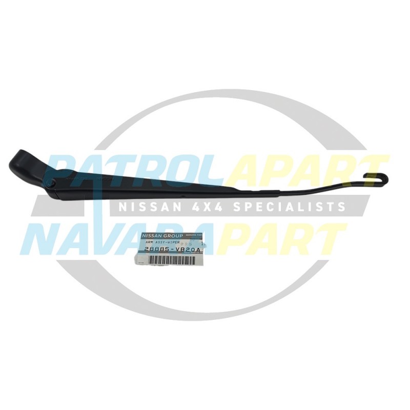 Genuine Nissan Patrol GU Y61 Left Hand Wiper Arm with Dust Cover