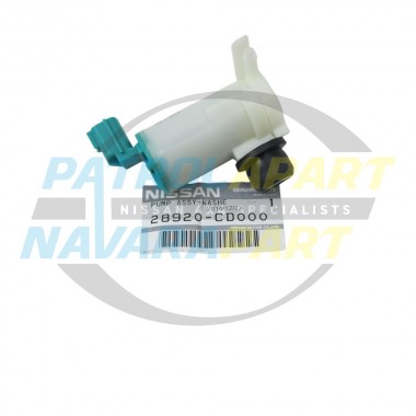 Genuine Nissan Patrol Washer Pump Motor GU4 Rear Series 4