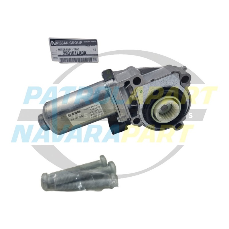 Genuine Nissan Patrol Y62 4WD Switch Motor on Rear of Transfer Case