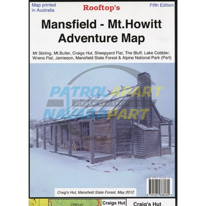 Map Mansfield Mt Howitt Rooftop Adventure Map