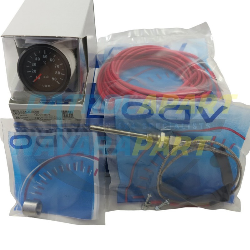 VDO Complete Exhaust Pyrometer PYRO EGT Gauge Kit suits GQ Y60 GU Y61 Nissan Patrol