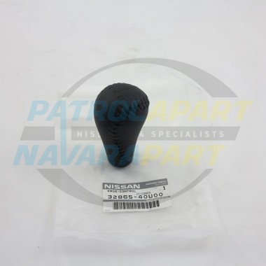 Genuine Nissan Black Gear Stick Knob Colour Code G - Patrol GQ / GU Series 4