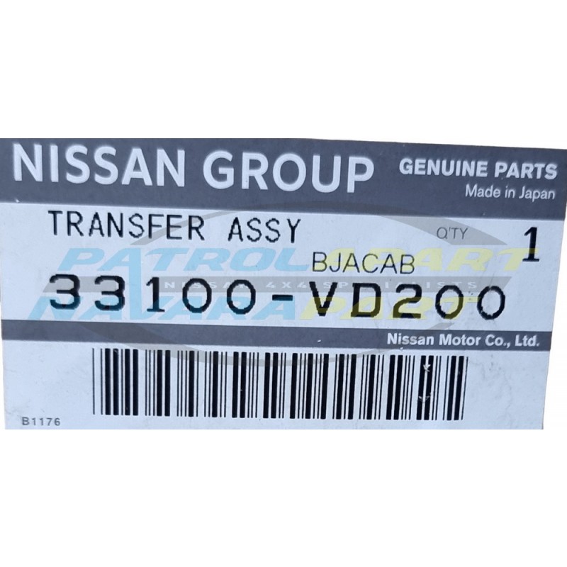 Genuine Nissan Patrol GU Y61 Transfer Case BRAND NEW 2 Plug Model