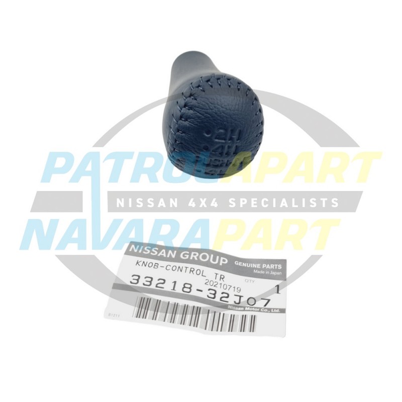 Genuine Nissan GU4 Transfercase Shifter Stick Knob Black in Colour