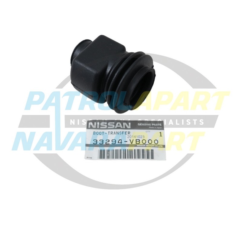 Genuine Nissan Patrol Transfer Lever Rubber Boot GU Upper Link