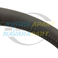 Grey Leather Steering Wheel for Nissan Patrol GU Y61 Series 3