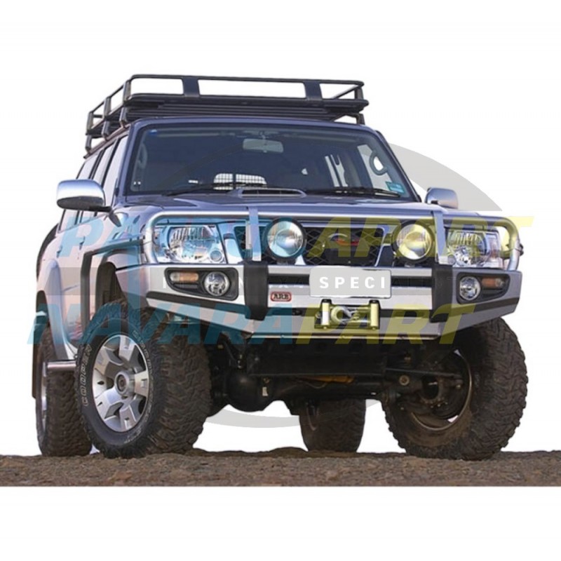 ARB Deluxe Winch Bull Bar Suit Nissan Patrol GU Series 4 with Flares