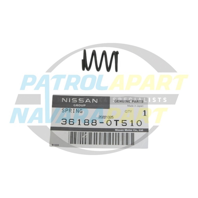 Genuine Nissan Patrol GU Handbrake Shoe Anti Rattle Spring Late