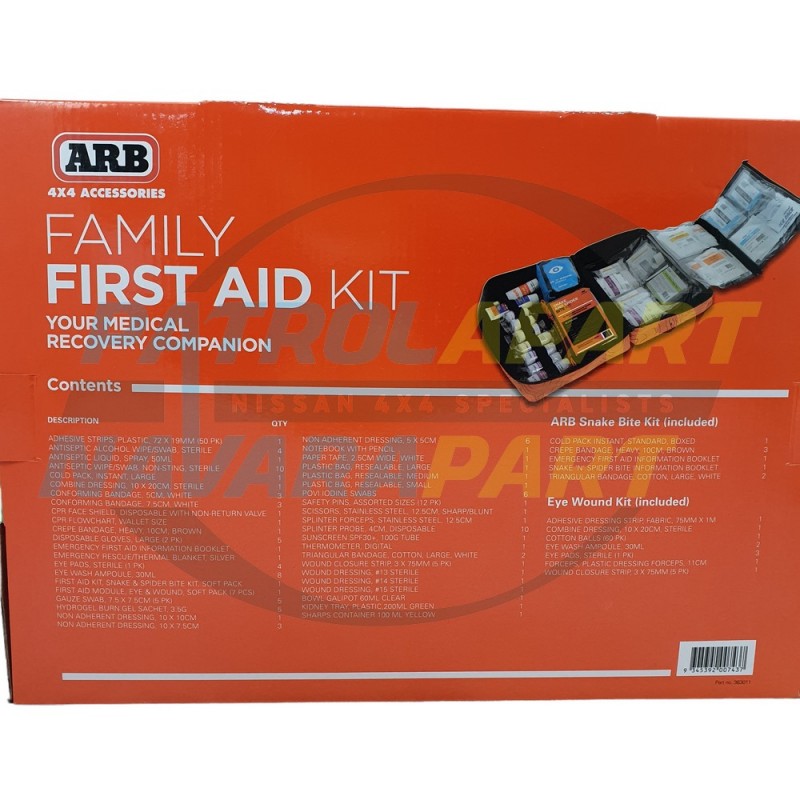 ARB Family First Aid Kit Snake Bite & Eye Kit for Home Camping 4WDing Outdoors