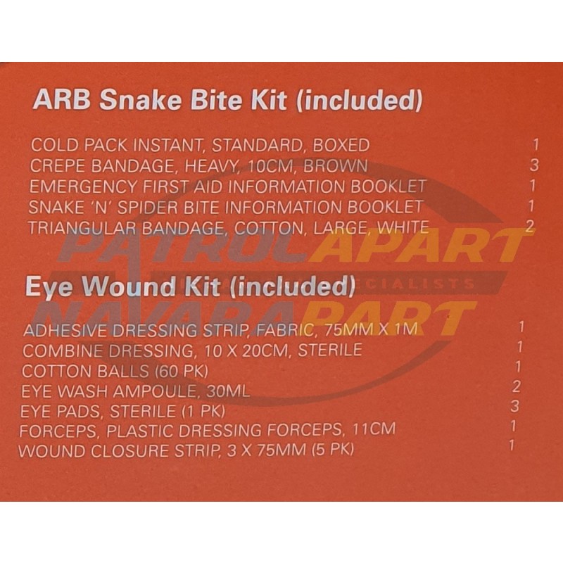 ARB Family First Aid Kit Snake Bite & Eye Kit for Home Camping 4WDing Outdoors