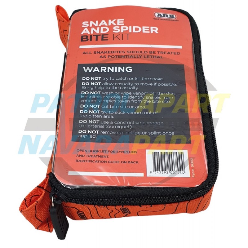 ARB First Aid Kit Hi Vis for Snake Bite with Treatment Guide