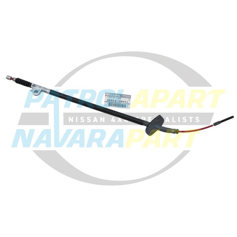 Genuine Nissan GU wagon handbrake Cable Top half