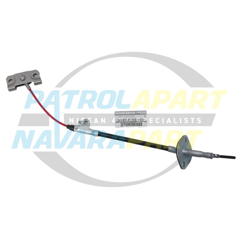 Genuine Nissan GU TB48 Series 4 Wagon Handbrake Cable Top Half