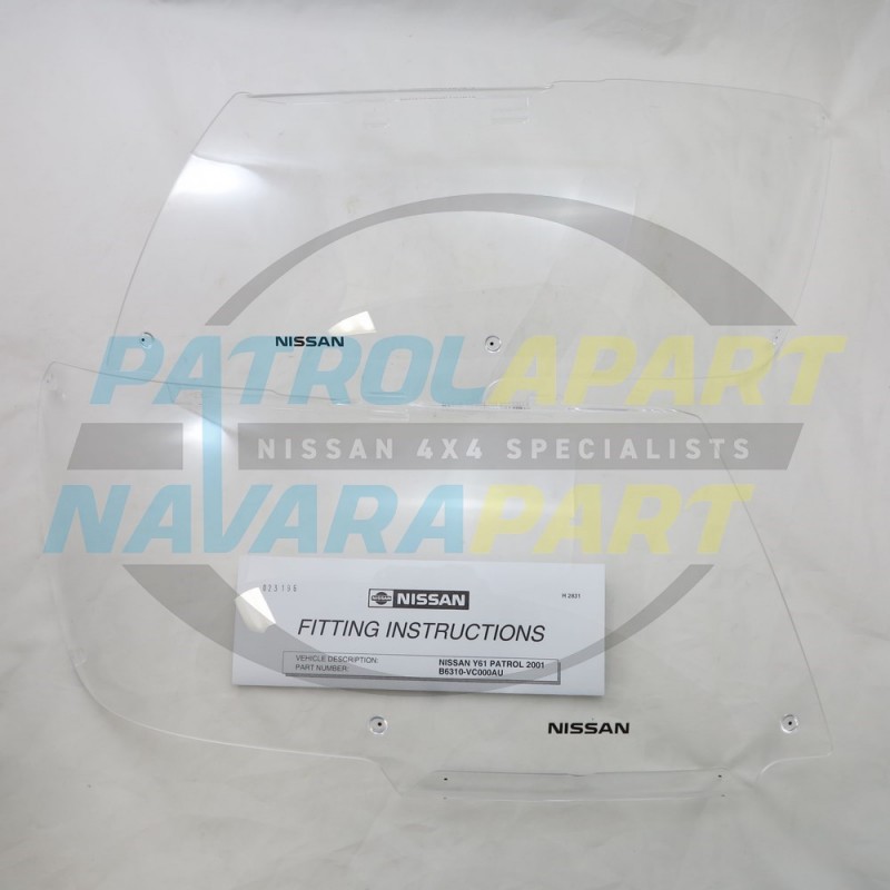 Genuine Nissan Patrol GU Series 3 Headlight Cover Protectors