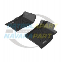 TruFit 3D Rubber Floor Mats MAXTRAC for Nissan Patrol GU Ute & Wagon Front Row