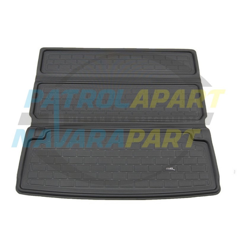 TruFit 3D Rubber Floor Mats Maxtrac for Nissan Patrol Y62 Cargo Area