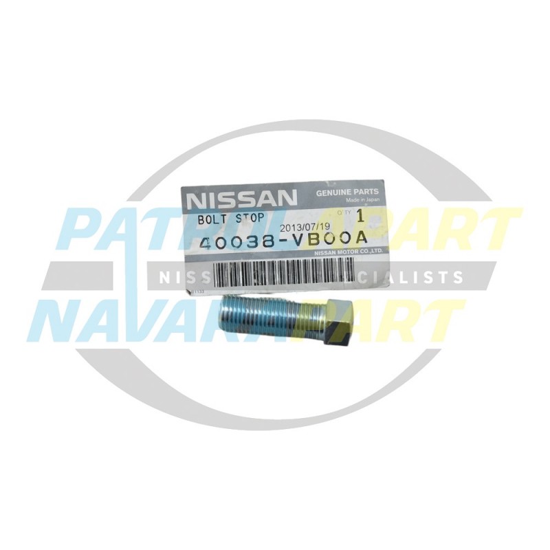 Genuine Nissan GU Y61 Patrol Steering Lockstop Bolt