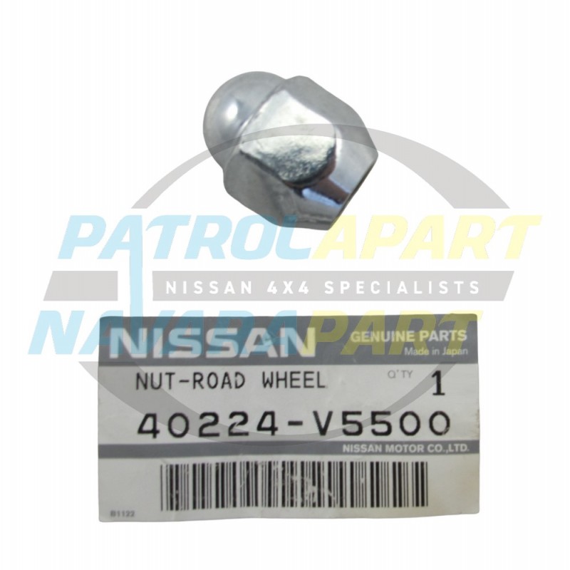 Genuine Nissan Patrol GQ & GU Chrome Wheel Nuts