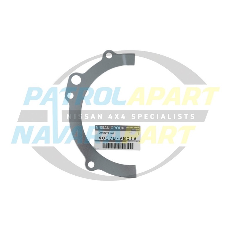 Genuine Nissan Patrol GU Y61 Swivel Seal Left Hand Side Front Retaining Plate