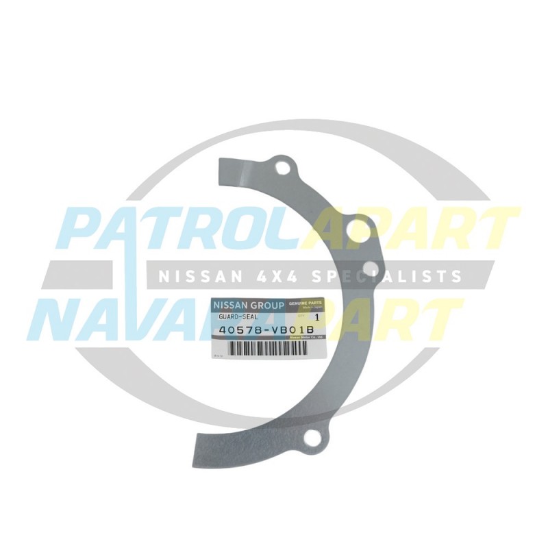 Genuine Nissan Patrol GU Y61 Swivel Seal Right Hand Side Front Retaining Plate