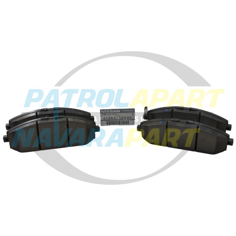 Genuine Nissan GU Patrol Front Brake Pads Soft Compound