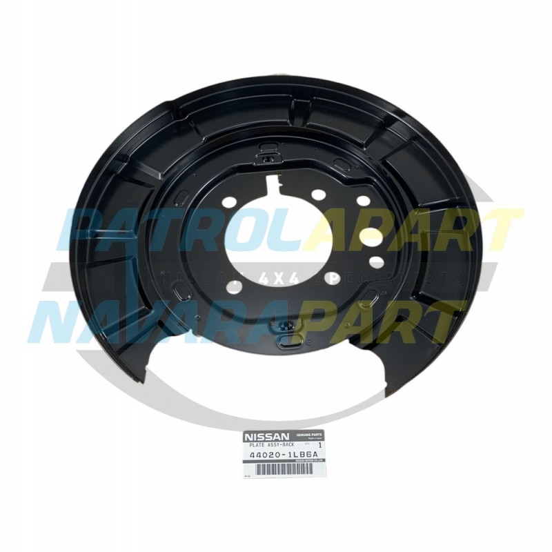 Genuine Nissan Patrol Y62 Brake Backing Plate Right Hand Rear Series 1-3