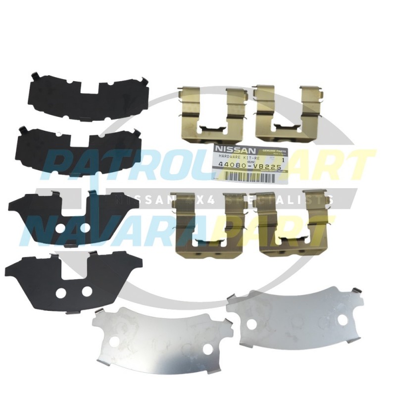 Genuine Nissan Patrol GU Rear Brake Caliper Shim Kit (Not TB48)