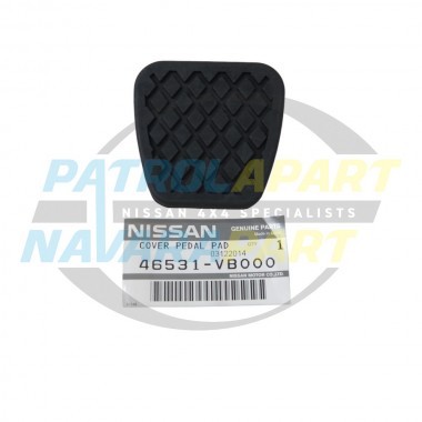 Genuine Nissan Pedal Rubber for Brake & Clutch - Patrol GU Manual