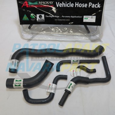 Mackay Heater / Radiator Hose kit Petrol GQ Patrol TB42 Carby