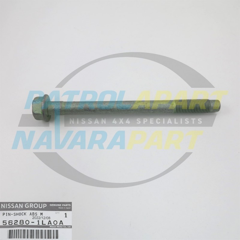 Genuine Nissan Patrol Y62 Rear Lower Strut Bolt