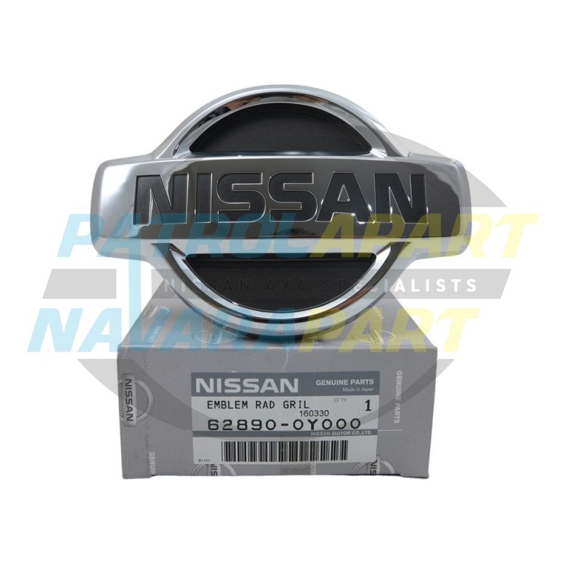 Genuine Nissan Patrol GQ Y60 Series 2 Grille Badge