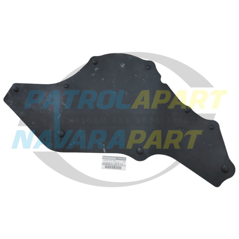 Genuine Nissan Patrol Splash Guard Liner for GU LHS