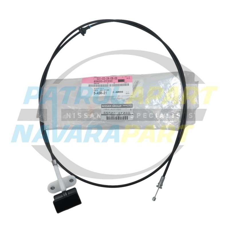 Genuine Nissan Patrol GQ Y60 Bonnet Release Cable