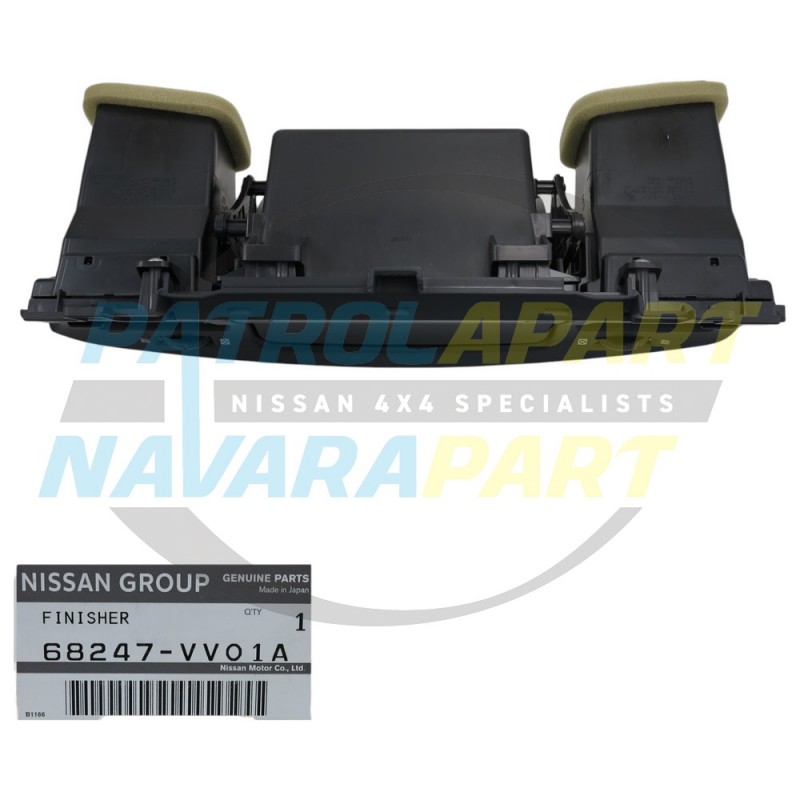 Genuine Nissan Patrol GU Dashboard Centre Fascia Pocket