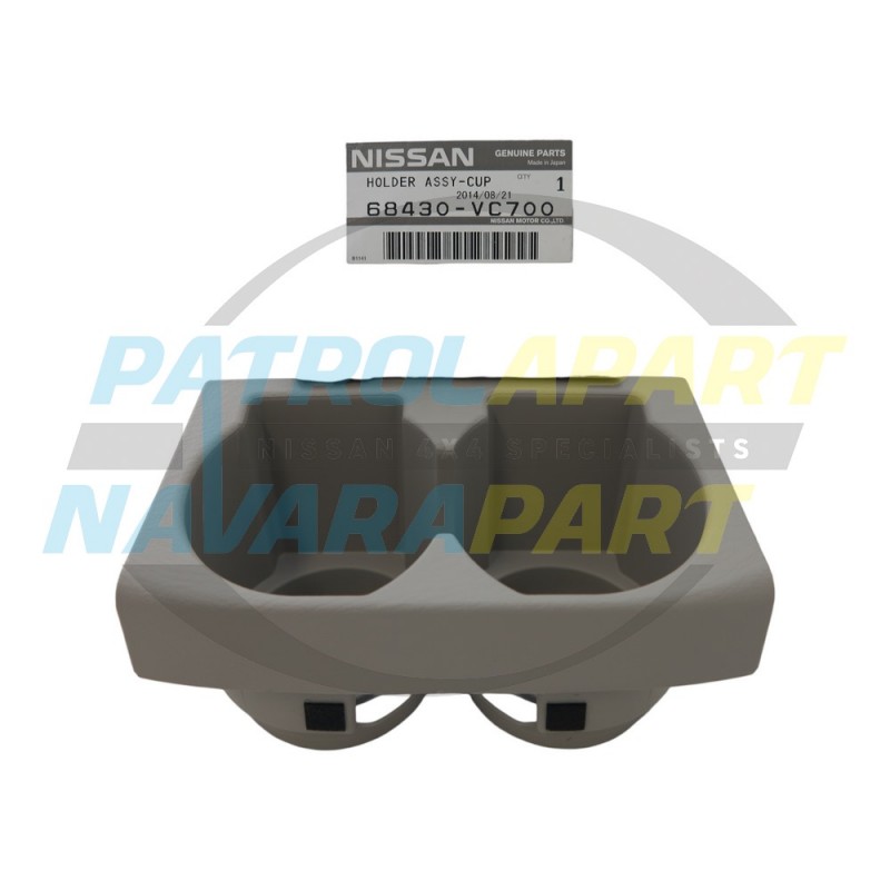 Genuine Nissan Cup Holder Suit GU Series 3 Patrols Colour Code W