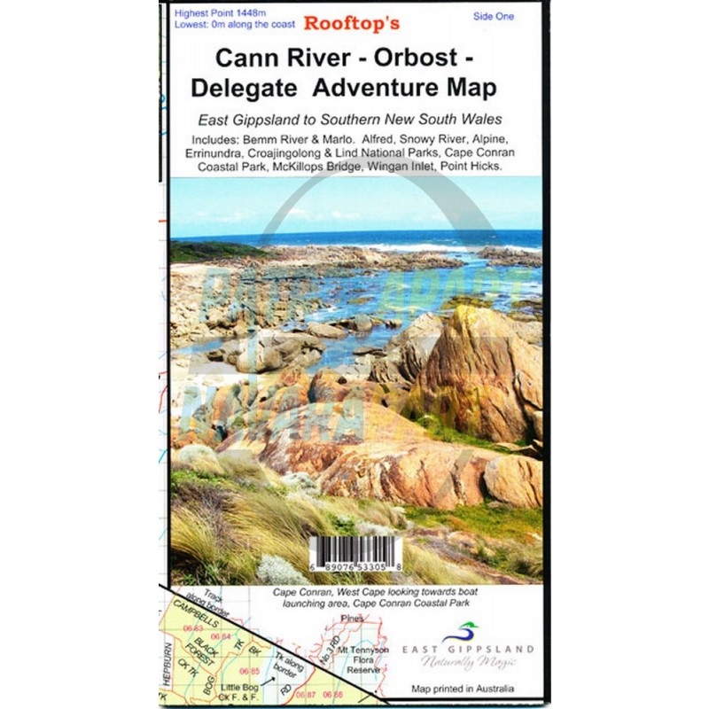 Cann River - Orbost - Delegate Rooftop Adventure Map