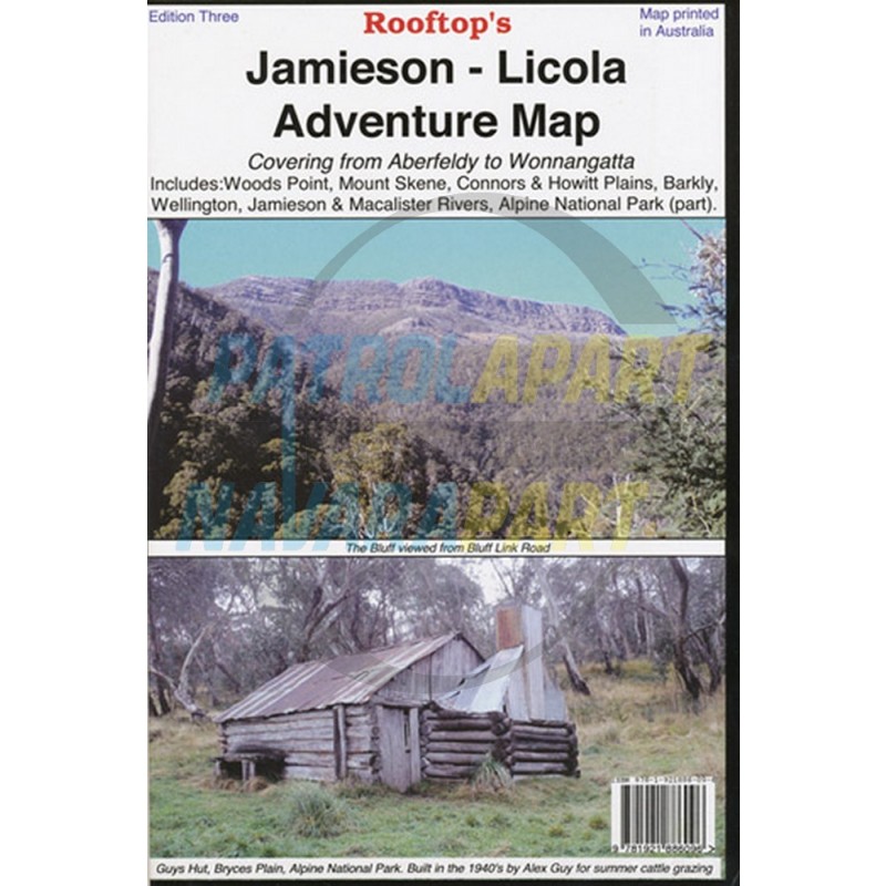 Jamieson / Licola Adventure Map - Rooftop