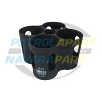 Fridge Stubby Saver 4 Pack Black