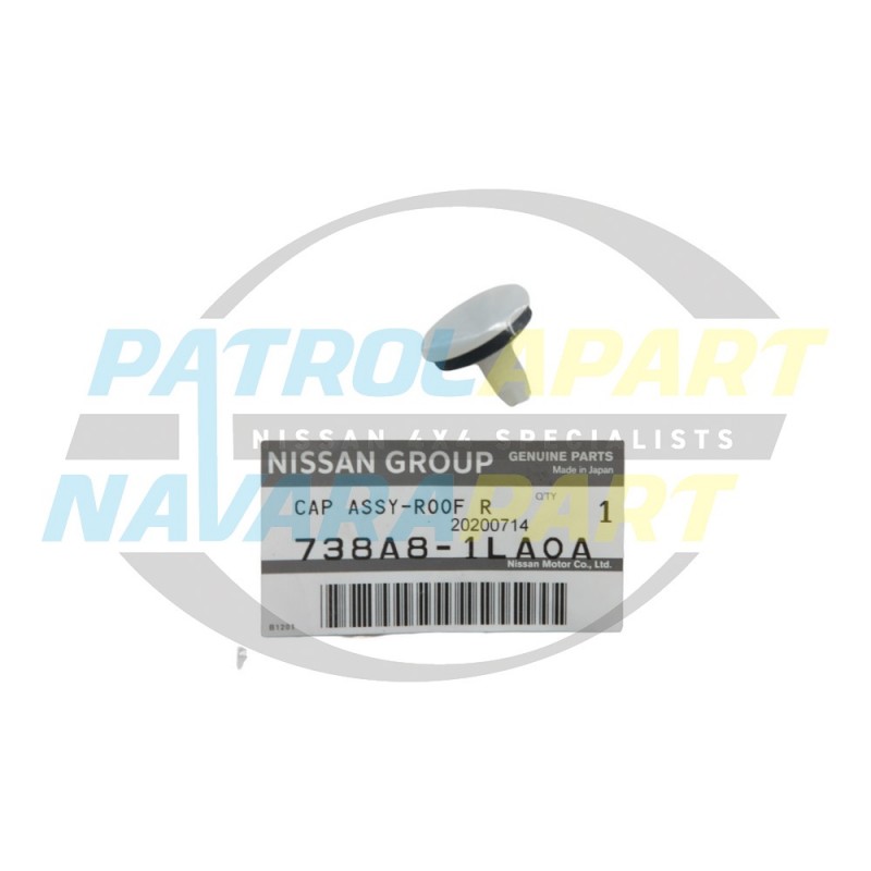 Genuine Nissan Y62 Roof Rail Gutter Clip