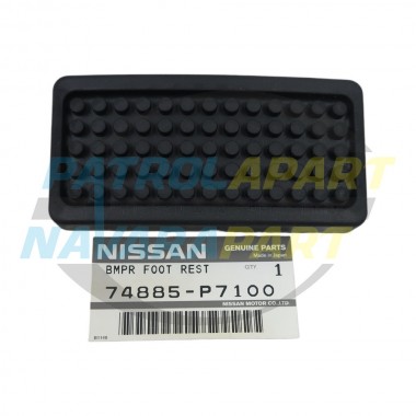 Genuine Nissan Foot Rest Rubber Pedal Pad - Patrol GQ Y60