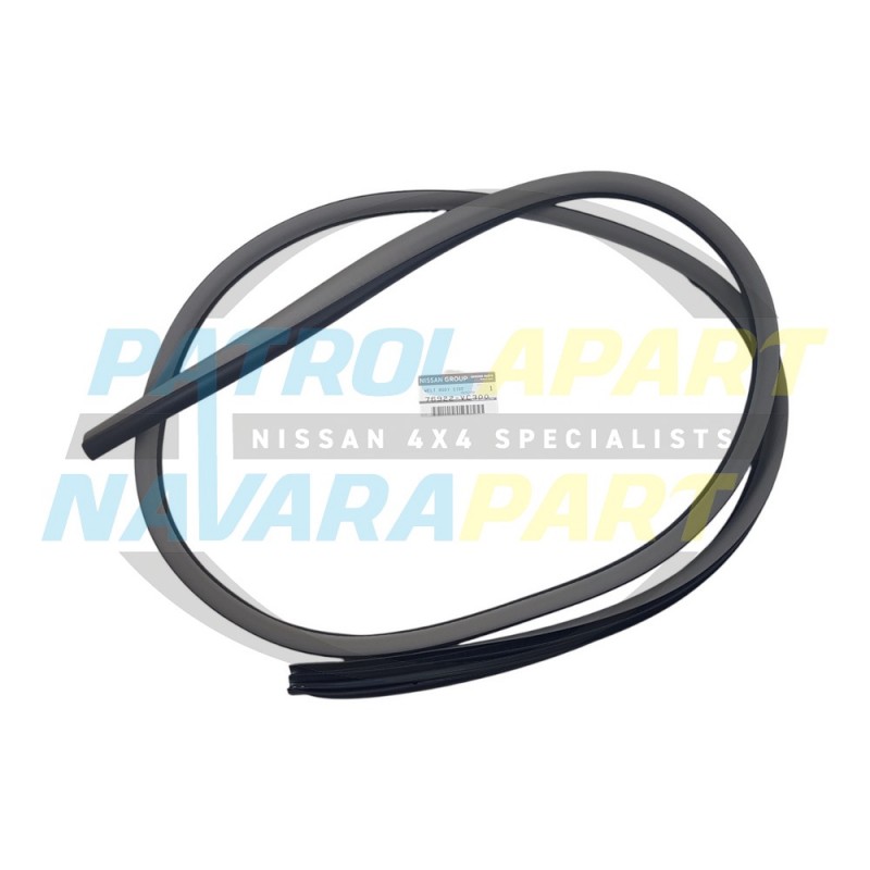 Genuine Nissan Patrol GU Rubber Door Seal on Body LHF Left Front