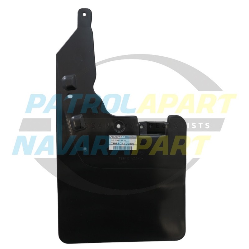 Genuine Nissan Mudflap Suit GU Patrol Series 4 RH Rear