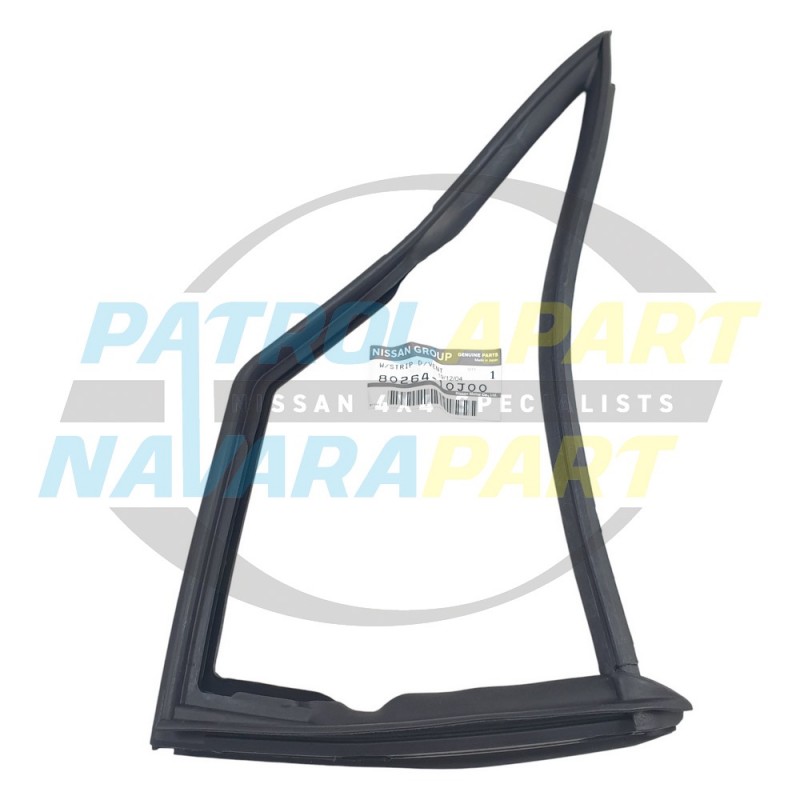 Genuine Nissan Patrol GQ Y60 RHF Window Rubber Seal suit 1/4 Vent Window