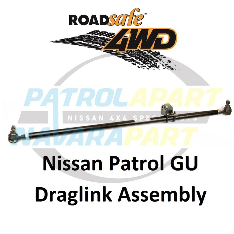 Draglink Steering Arm Heavy Duty Adjustable Suit Nissan Patrol GU Y61