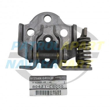 Genuine Nissan LHF Lower Door Hinge - Nissan Patrol GQ Y60