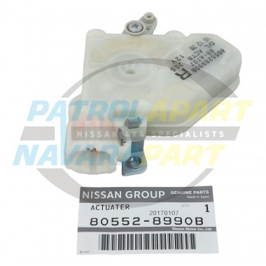 Genuine Nissan RHF Central Locking Actuator - Patrol GU