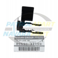 Genuine Nissan Patrol GU Drivers Side Door Lock Barrel Plate