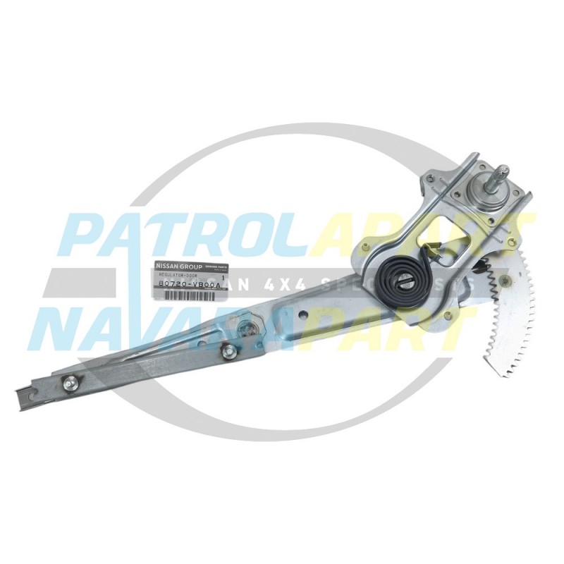 Genuine Nissan Patrol Y61 GU Manual Window Regulator Right Hand Front