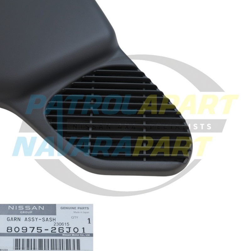 Genuine Nissan Patrol Y60 GQ Passenger LHF Door Trim Speaker Housing