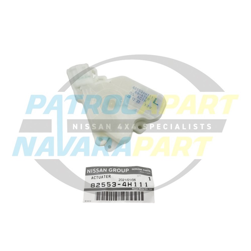 Genuine Nissan Patrol GU Y61 Left Hand Barn Door Central Locking Actuator